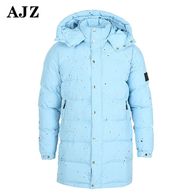 chaqueta acolchada longa fábrica de fabricación de abrigo de plumón provedor personalizado de pintura (2)